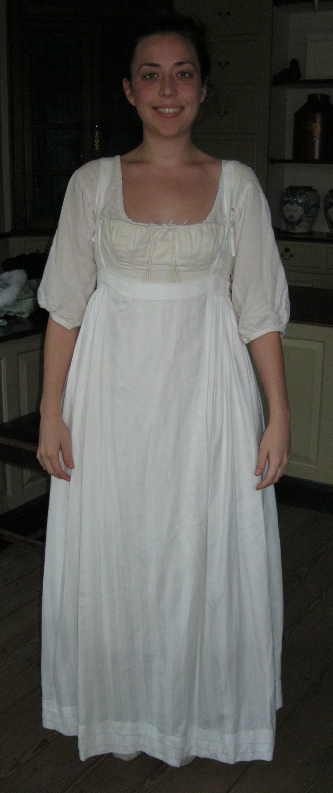 1800s clearance white dress